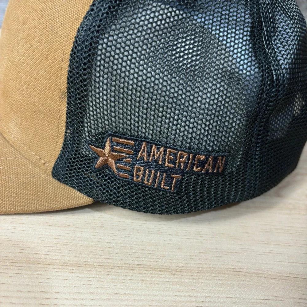 Master Halco Hat Cap Snapback Brown Canvas‎ Fencing Outdoors